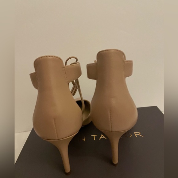 NWT Ann Taylor Carson Leather Tassel Pump in Maple Blush Size 9 - Picture 6 of 11